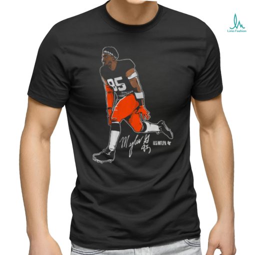 Myles Garrett Superstar Pose shirt