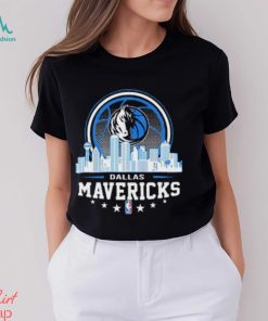 NBA City Skyline Dallas Mavericks T shirt