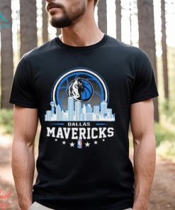 NBA City Skyline Dallas Mavericks T shirt