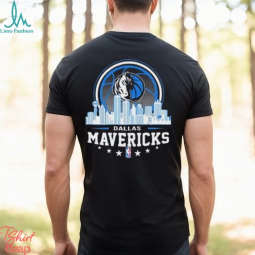 NBA City Skyline Dallas Mavericks T shirt
