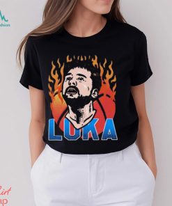 NBA Dallas Mavericks On Fire Luka Doncic T Shirt