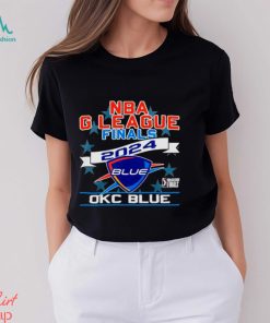 NBA G league finals 2024 OKC blue shirt