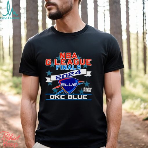 NBA G league finals 2024 OKC blue shirt