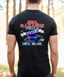 NBA G league finals 2024 OKC blue shirt