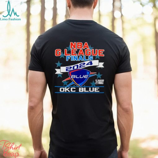 NBA G league finals 2024 OKC blue shirt