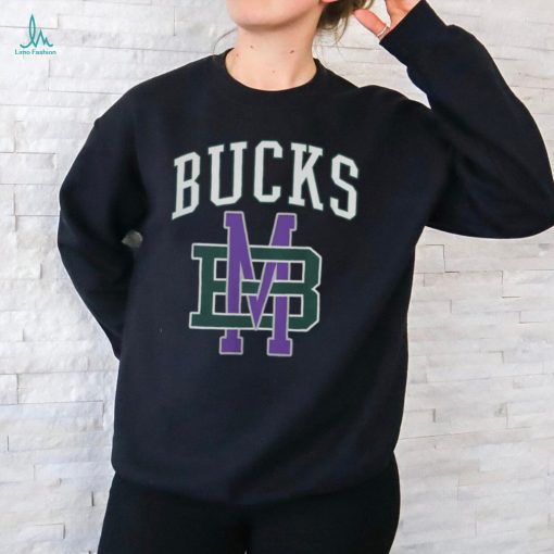 NBA Milwaukee Bucks Spell Out T Shirts