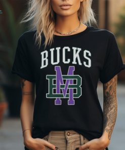 NBA Milwaukee Bucks Spell Out T Shirts