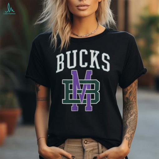 NBA Milwaukee Bucks Spell Out T Shirts