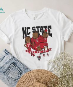 NC State Basketball Why Not Us Caricatures T Shirt