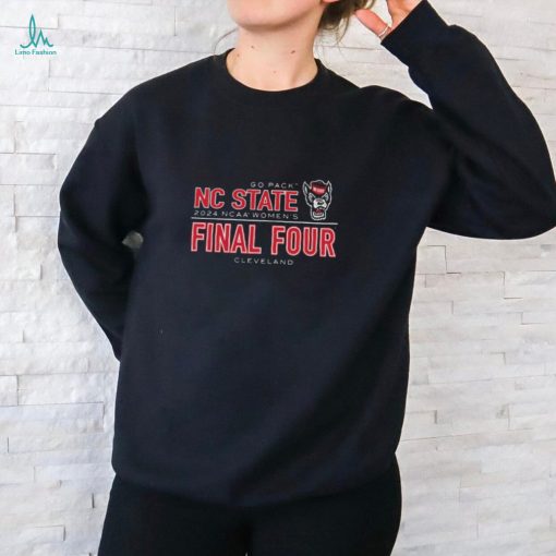 NC State Wolfpack 2024 Youth Women’s Basketball Final Four Cleveland T Shirt