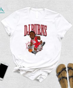 NC State Wolfpack basketball DJ Burns player caricature spin move shirt