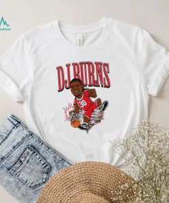 NC State Wolfpack basketball DJ Burns player caricature spin move shirt