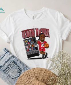 NC State Wolfpack basketball DJ Burns player caricature the vending machine shirt