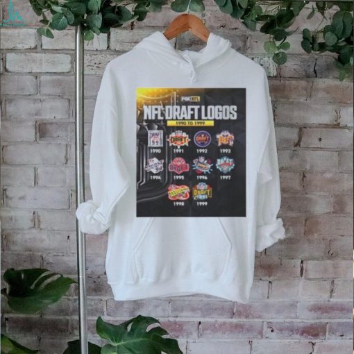 NFL Draft Logos From 1990 To 1999 T Shirt
