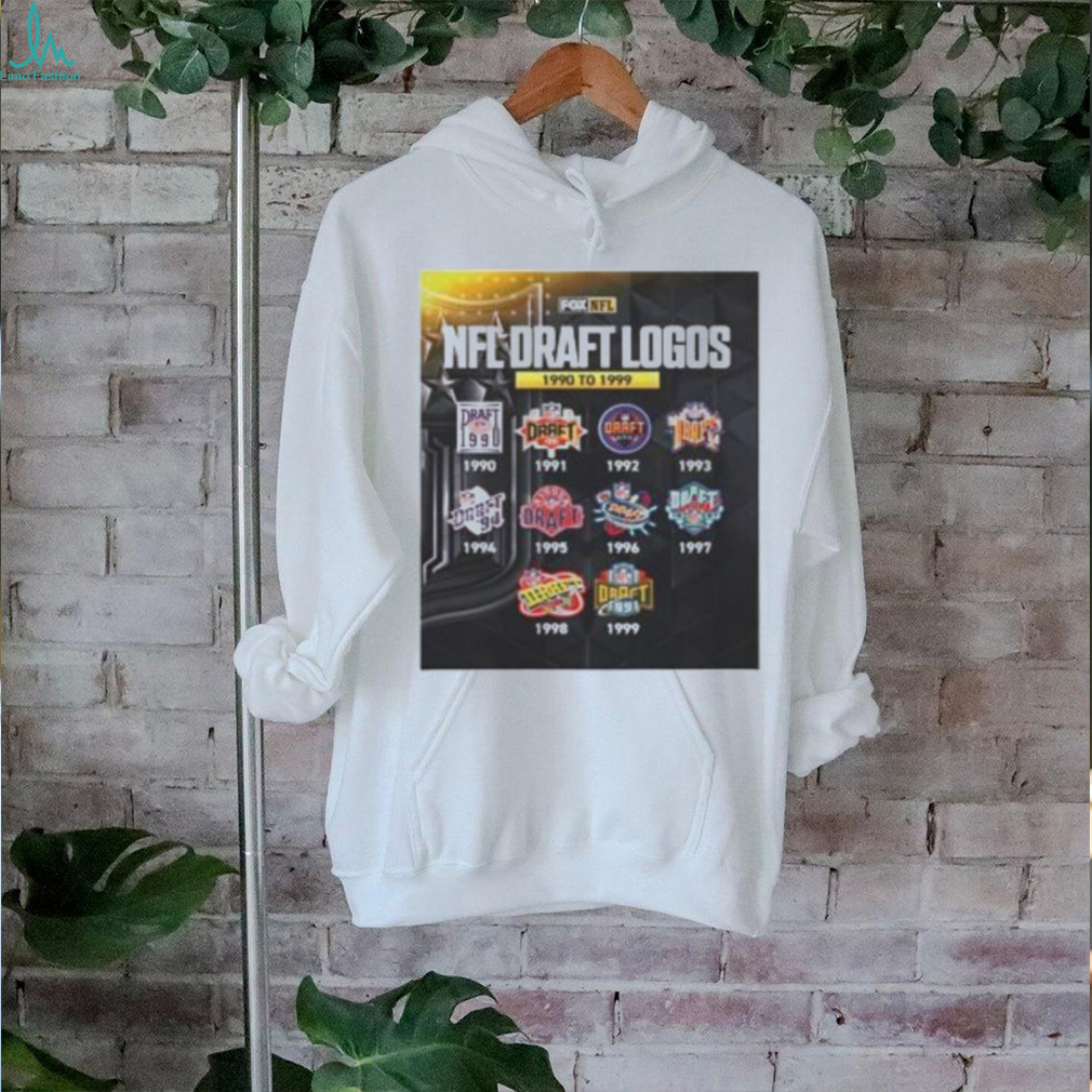 NFL Draft Logos From 1990 To 1999 T Shirt NFL Draft Logos From 1990 To 1999 T Shirt