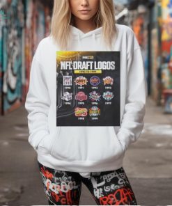 NFL Draft Logos From 1990 To 1999 T Shirt