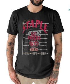 NFL x Staple Black San Francisco 49ers Throwback Vintage Wash T Shirt