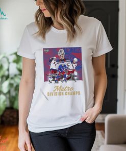 NHL Metro Division Champs Runs Through Madison Square Garden New York Rangers T Shirt