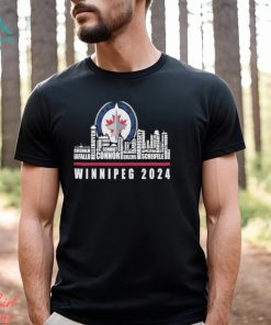 NHL Winnipeg Jets T Shirt, Winnipeg 2024 Skyline Shirt