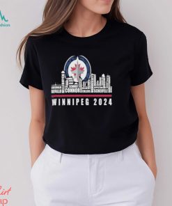 NHL Winnipeg Jets T Shirt, Winnipeg 2024 Skyline Shirt