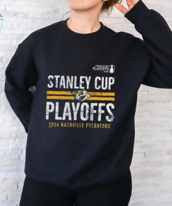 Nashville Predators 2024 Stanley Cup Playoffs Crossbar Tri Blend Shirt