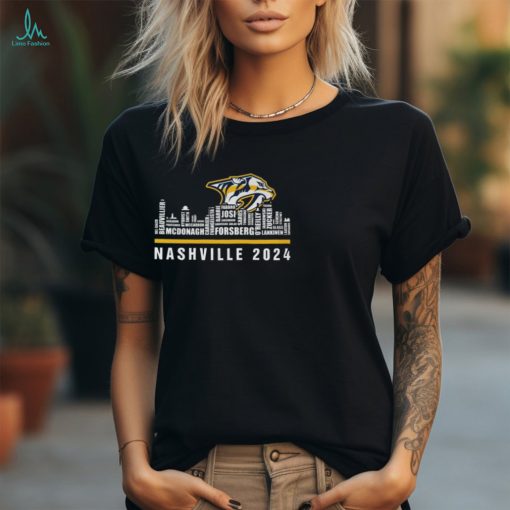 Nashville Predators Roster 2024 T Shirt