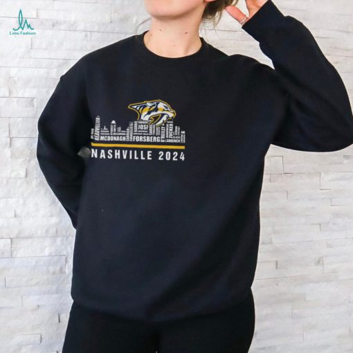Nashville Predators Roster 2024 T Shirt