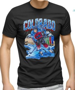 Nathan MacKinnon Colorado Avalanche hockey cartoon shirt