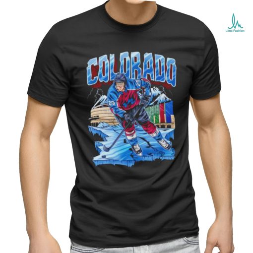 Nathan MacKinnon Colorado Avalanche hockey cartoon shirt