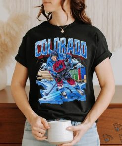 Nathan MacKinnon Colorado Avalanche hockey cartoon shirt
