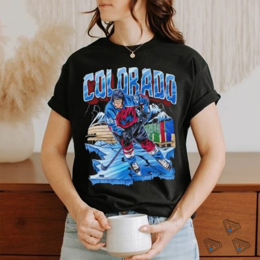 Nathan MacKinnon Colorado Avalanche hockey cartoon shirt