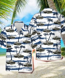 National Guard M60 Tank Button Down Hawaiian Shirt Trend Summer