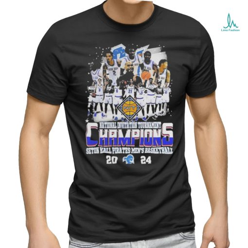 National Invitation Tournament Champions Seton Hall Pirates Mens Basketball 2024 T shirt