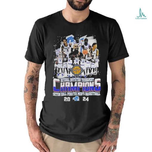 National Invitation Tournament Champions Seton Hall Pirates Mens Basketball 2024 T shirt