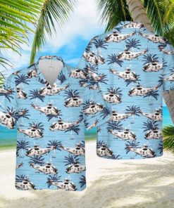 Navy Sikorsky Sh 3 Sea King Button Down Hawaiian Shirt Trend Summer