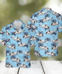 Navy Sikorsky Sh 3 Sea King Button Down Hawaiian Shirt Trend Summer