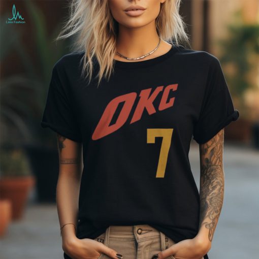 Nba 2023 24 Oklahoma City Thunder City Edition Chet Holmgren #7 T Shirt