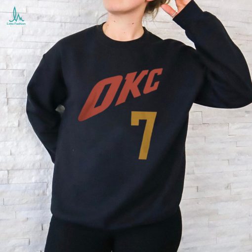 Nba 2023 24 Oklahoma City Thunder City Edition Chet Holmgren #7 T Shirt
