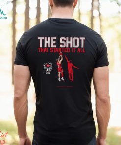 Nc state basketball michael o'connell the shot that started it all shirt