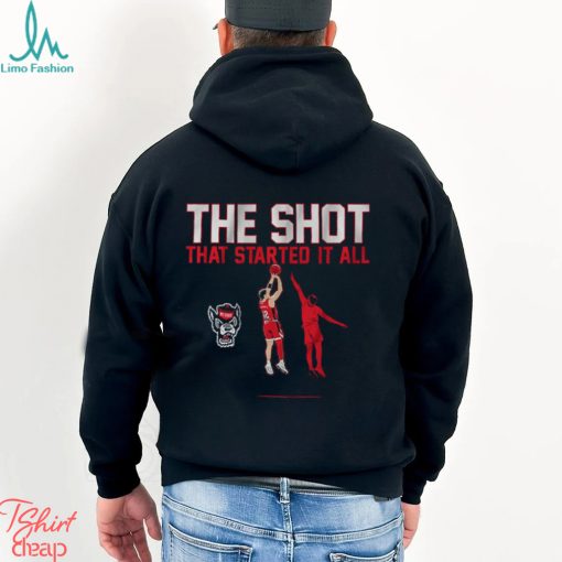 Nc state basketball  michael o’connell the shot that started it all shirt