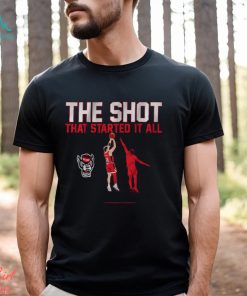 Nc state basketball michael o'connell the shot that started it all shirt