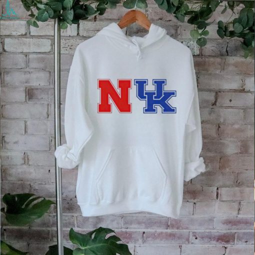 Nebraska Cornhuskers and Kentucky Wildcats logo shirt