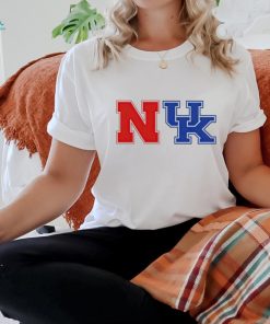 Nebraska Cornhuskers and Kentucky Wildcats logo shirt