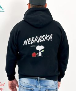 Nebraska Cornhuskers and Peanuts Snoopy tennis shirt