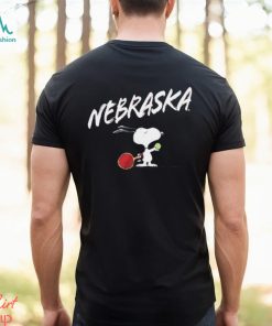 Nebraska Cornhuskers and Peanuts Snoopy tennis shirt