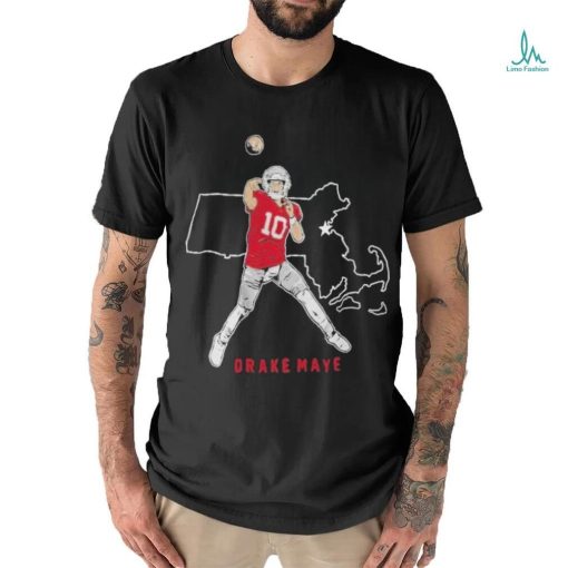 New England football Drake Maye State Star Shirt