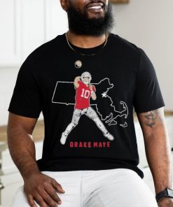 New England football Drake Maye State Star Shirt
