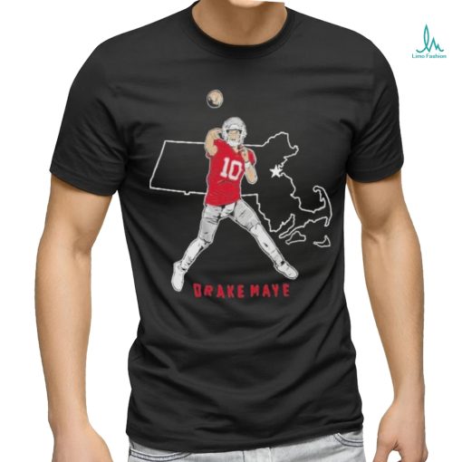 New England football Drake Maye State Star Shirt