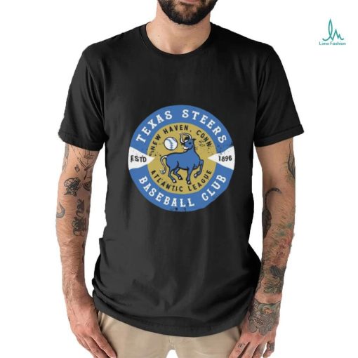 New Haven Texas Steers   Connecticut   Vintage Defunct Baseball Teams  shirt