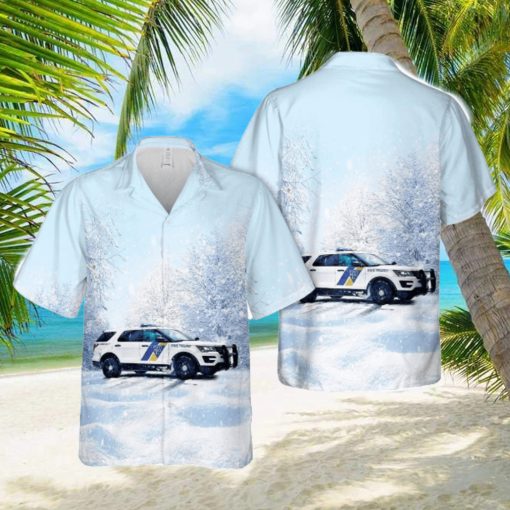 New Jersey State Police Vehicles Button Down Hawaiian Shirt Trend Summer